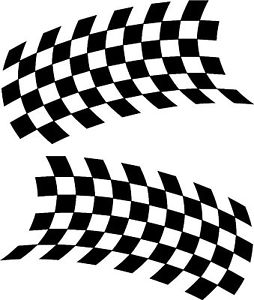 Chequered Flags Rally Motorsport Stock Car Stickers ~4 | eBay