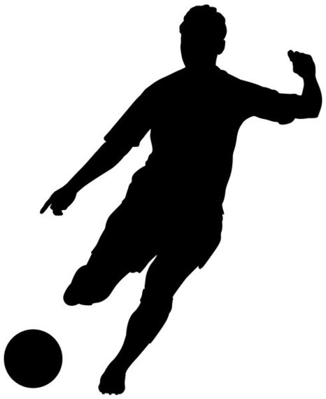 Someone Kicking Ball Clipart - Free to use Clip Art Resource