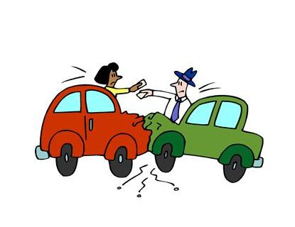 Animated car accident clipart