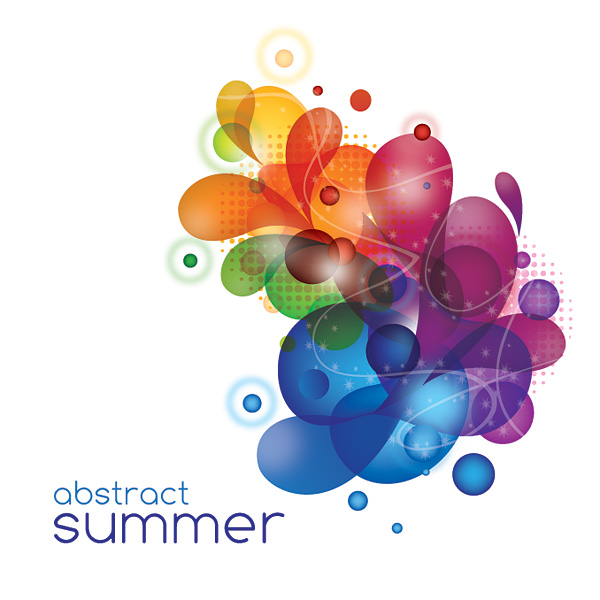 Abstract Summer Vector Graphic3D Models,AD Works,Art Images ...
