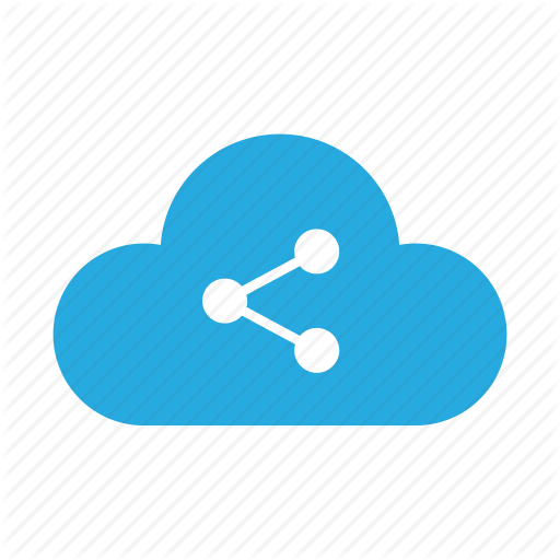 Cloud, communication, connection, internet, network, share icon ...