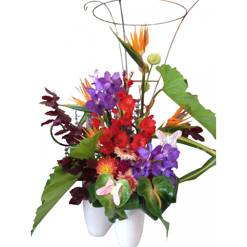 Basket of Cheer Flower Arrangment - Event Flowers NY