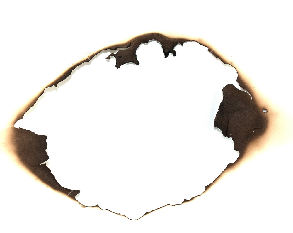 Middle Burn Paper Hole