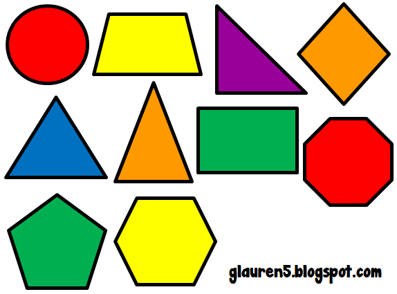 Clipart maths shapes