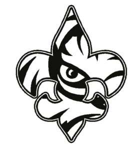Lsu Black And White Clipart