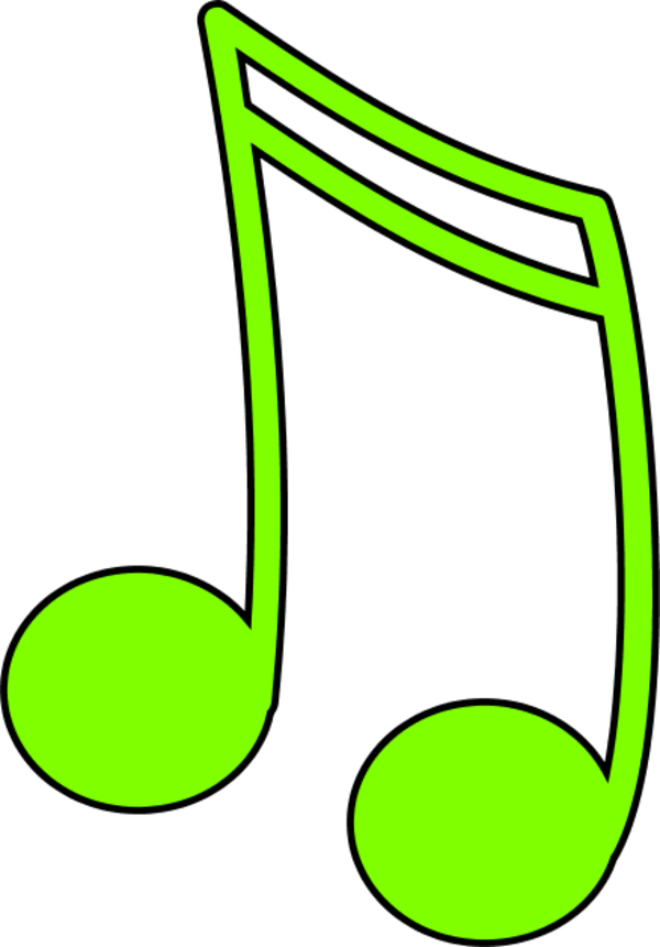 Coloured Music Notes Clipart Best