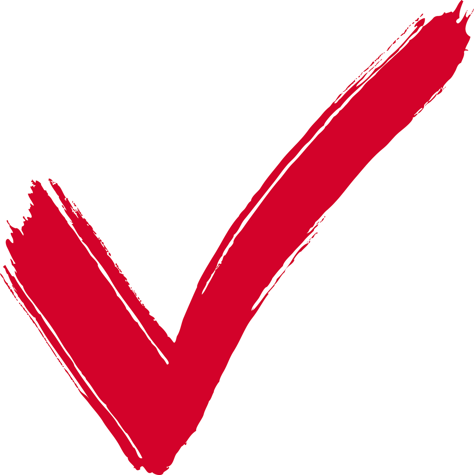 Red check mark clipart