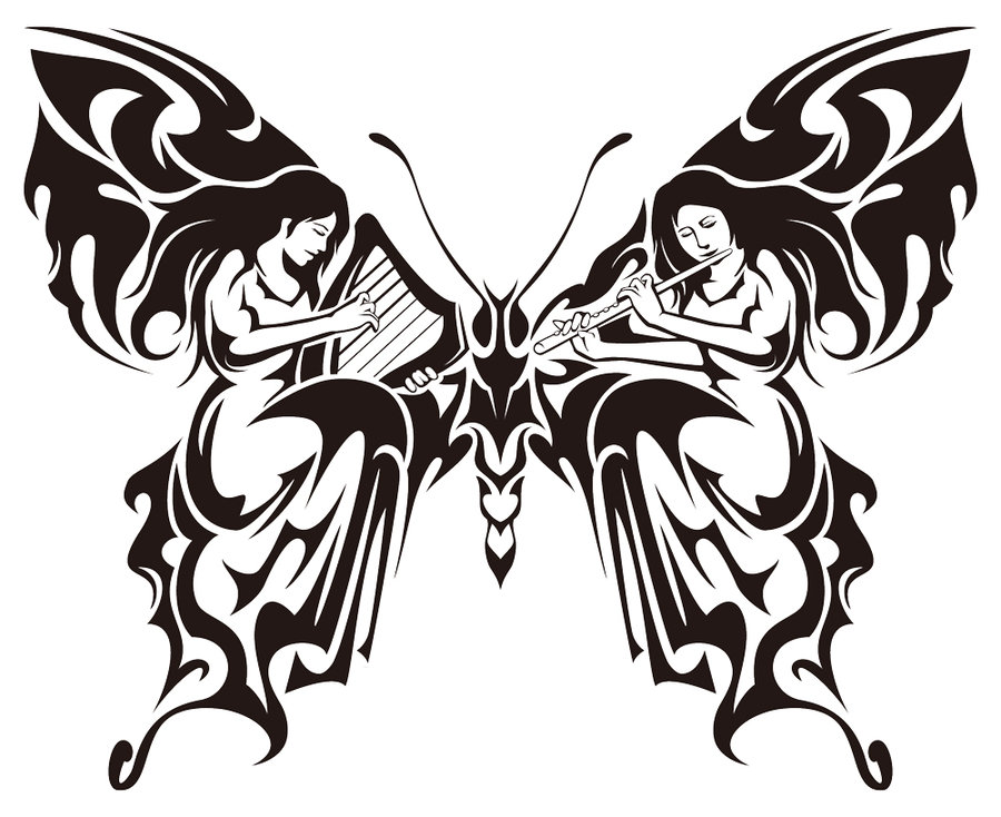 Tribal Butterfly Drawings | Free Download Clip Art | Free Clip Art ...