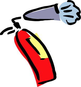 Fire extinguisher clipart