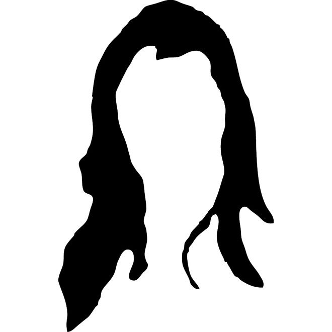 hair silhouette vector image | free vectors | UI Download