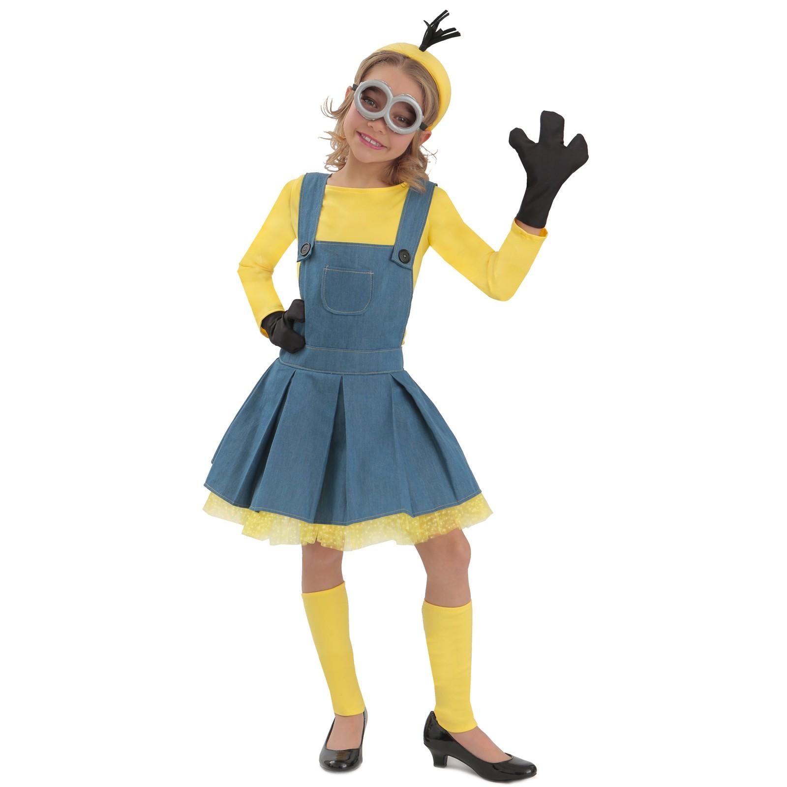 Buy Minions Girl Jumper Costume For Kids