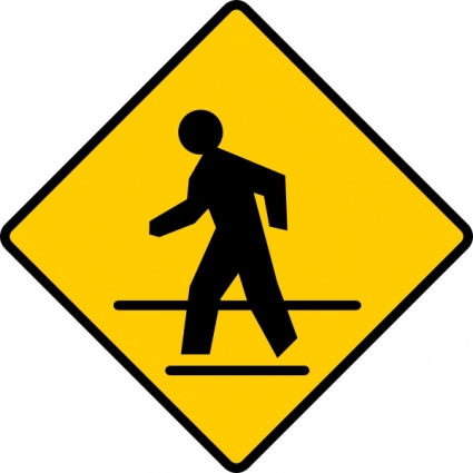 Road to cross clipart