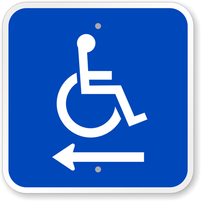 Wheelchair Access Signs