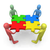 People working together clipart