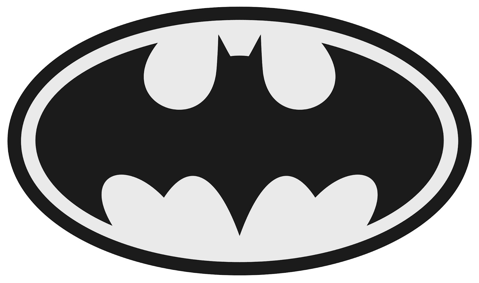Batman Symbol Black And White