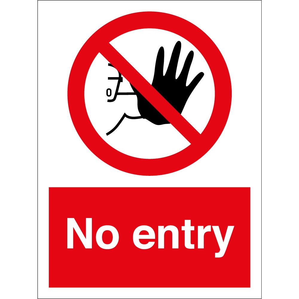 No Entry Signs - from Key Signs UK