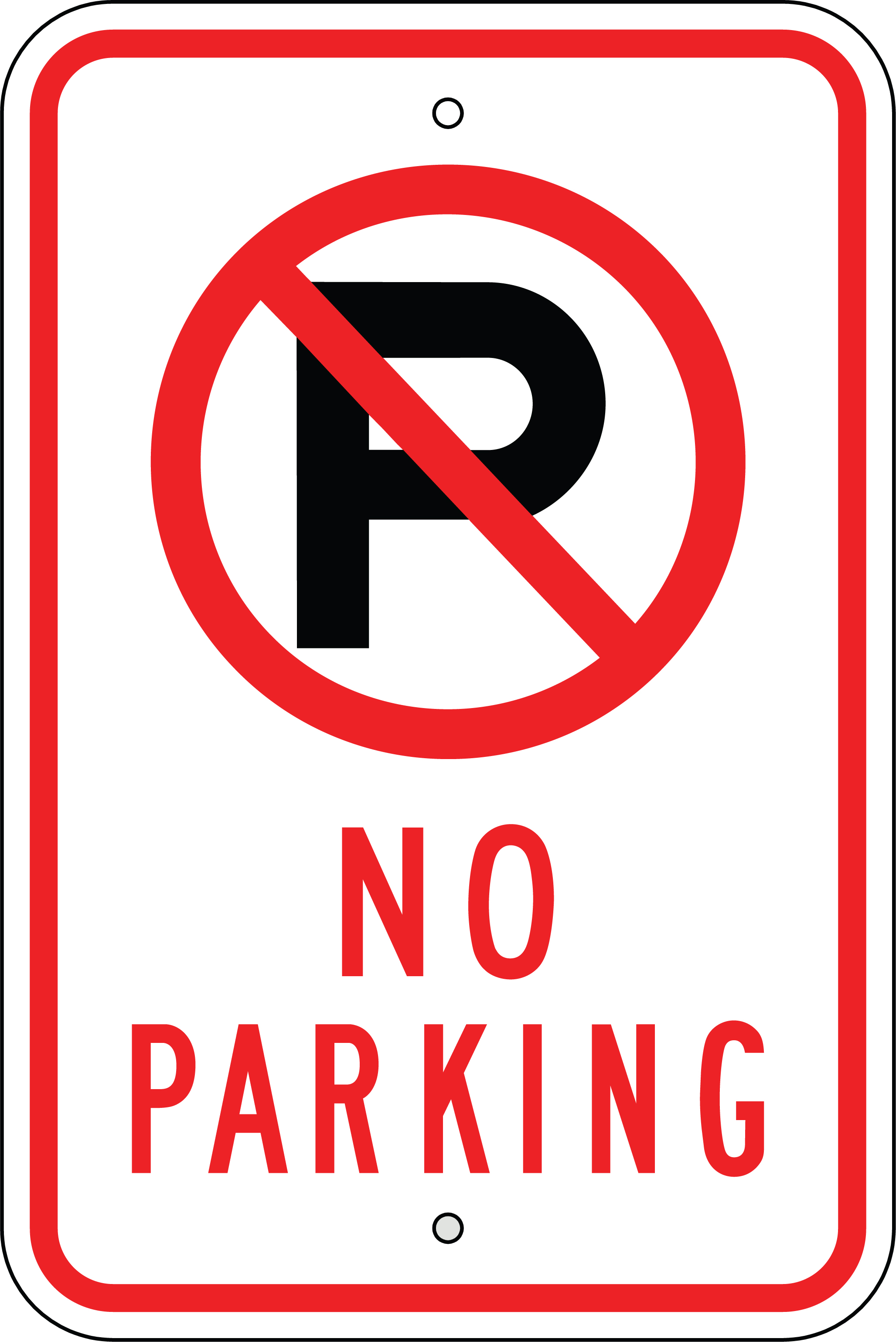 No parking clipart