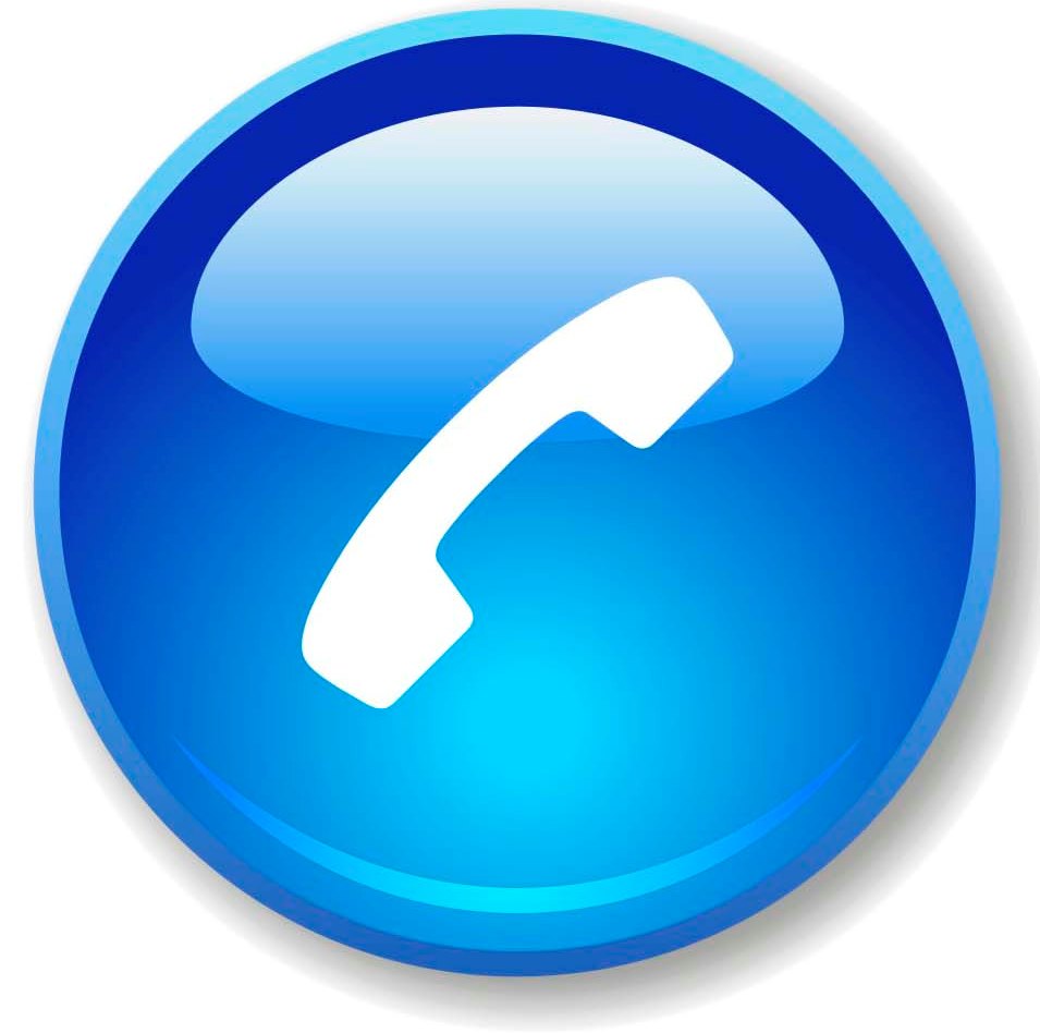 Blue Phone Icon - ClipArt Best