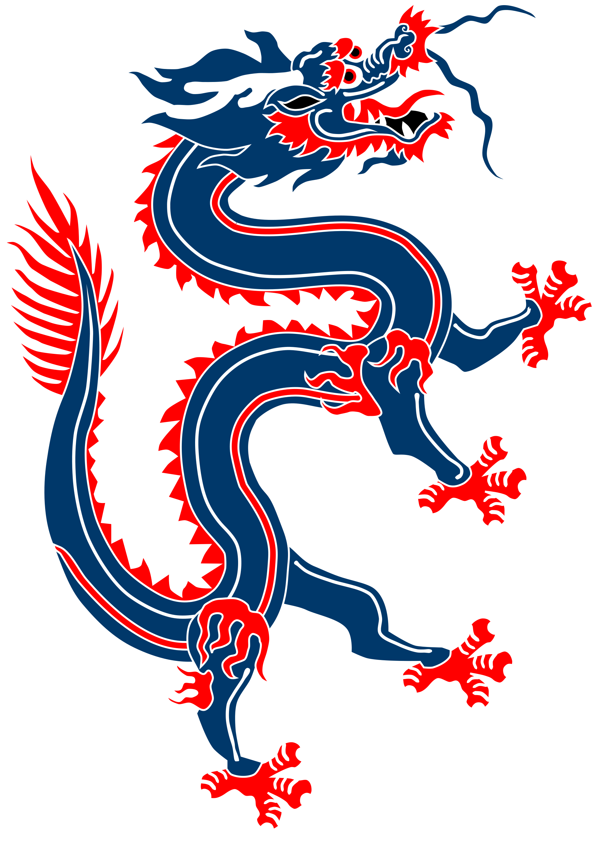 File:Dragon from Chinese Dragon Banner.svg