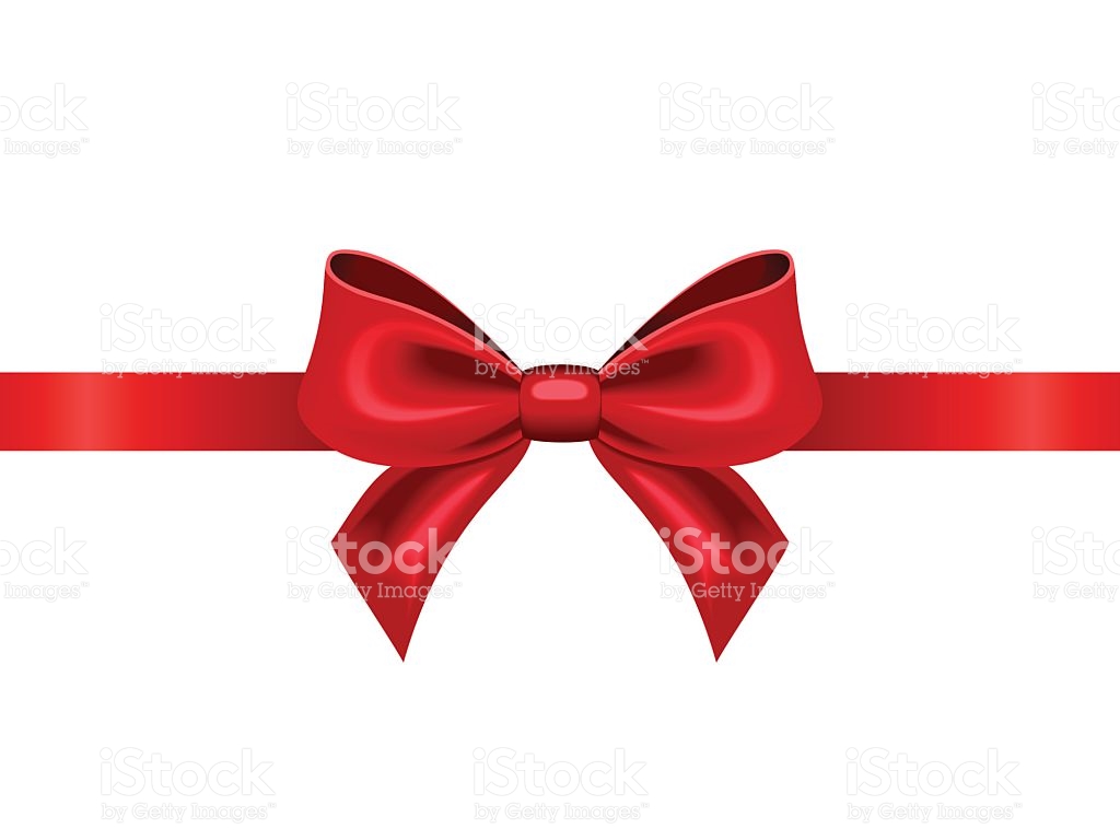 Red Ribbon With Bow Vector Illustration stock vector art 501367333 ...