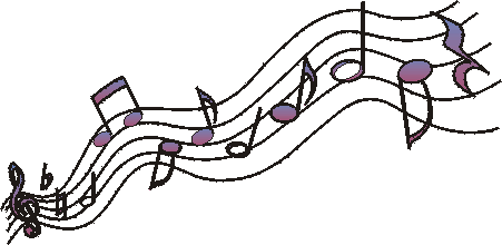 Animated music notes clipart