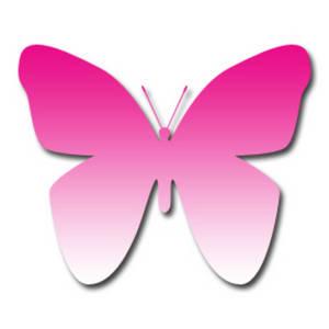 42+ Light Pink Butterflies Clipart