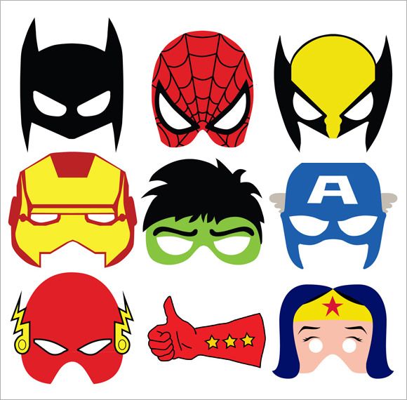 superhero-template-clipart-best