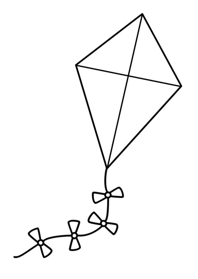 Kite Template | Kites Craft, Crafts ...