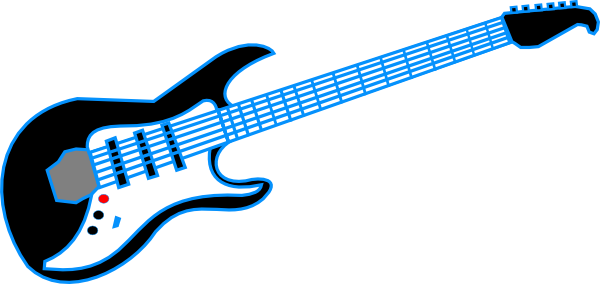 Cute guitar clipart