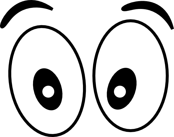 541 views Cartoon eye clipart black and white