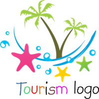 Tourism Entertainment Beach Logo Vector (.AI) Free Download