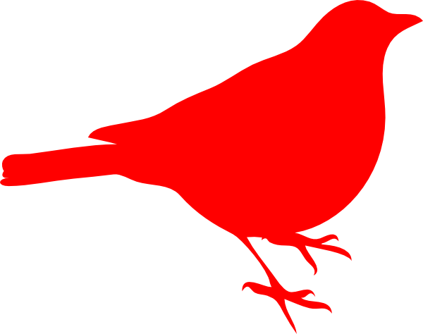 Red bird clip art