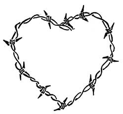 Barbed Wire Heart by Boomboom34 on DeviantArt