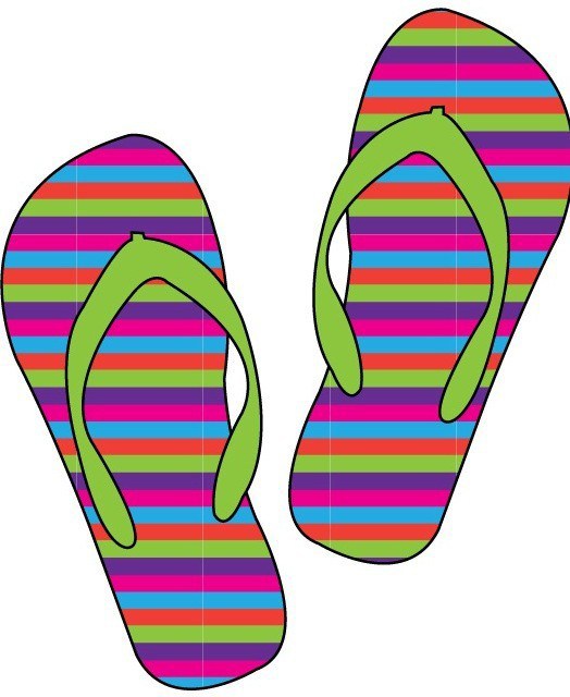 Summer Vacation Flip-Flop Activity