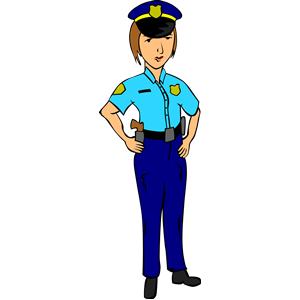 Free police officer clipart