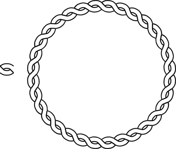 Rope Border Circle Clip Art Vector Online Royalty Free Clipart ...