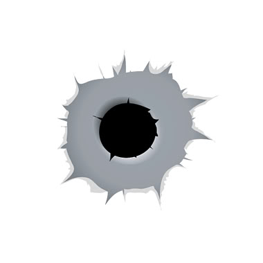 Bullet hole clipart
