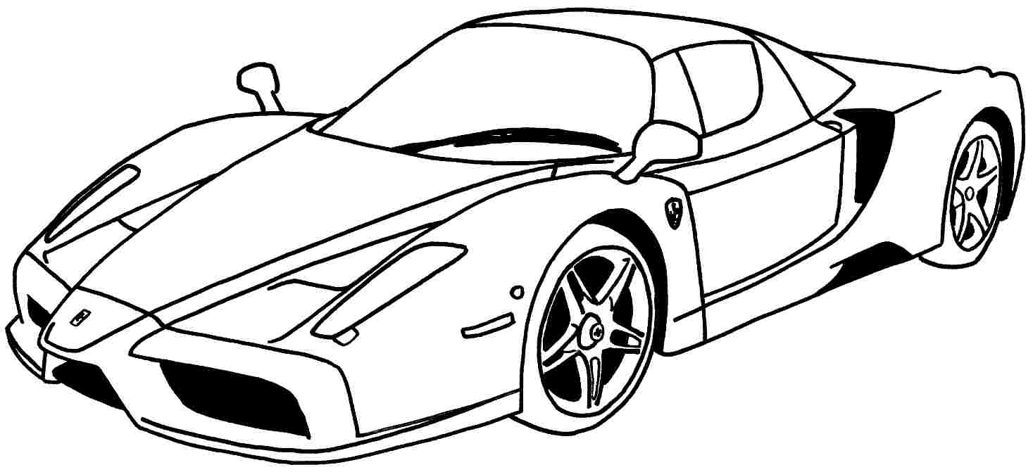 Race Car Coloring Pictures To Print - Printable Coloring Pages