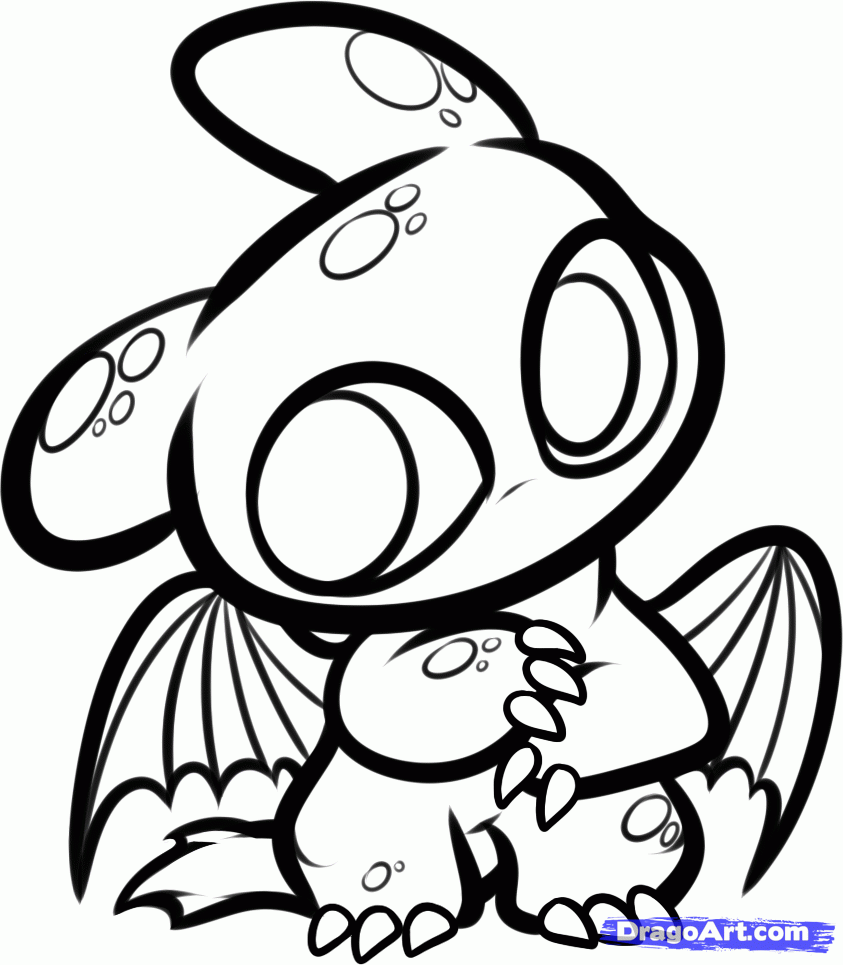 Baby Dragon Coloring ClipArt Best
