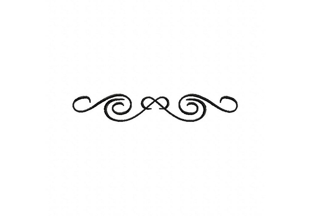 Simple Swirls Border - Free Clipart Images