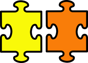 468 views Puzzle Pieces Yellow And Orange Clip Art | High Quality Clip Art