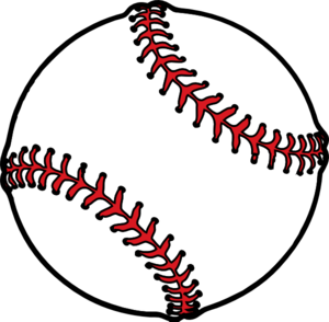 Baseball Thick Boarder clip art - vector clip art online, royalty ...