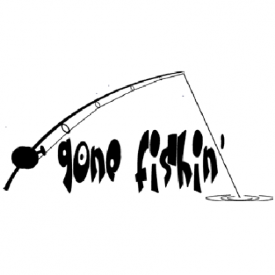 Gone Fishing Boat Decal, Car Decal