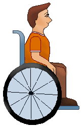Wheelchair Clip Art Page 1 - Disability Clip Art - Men in Wheelchairs