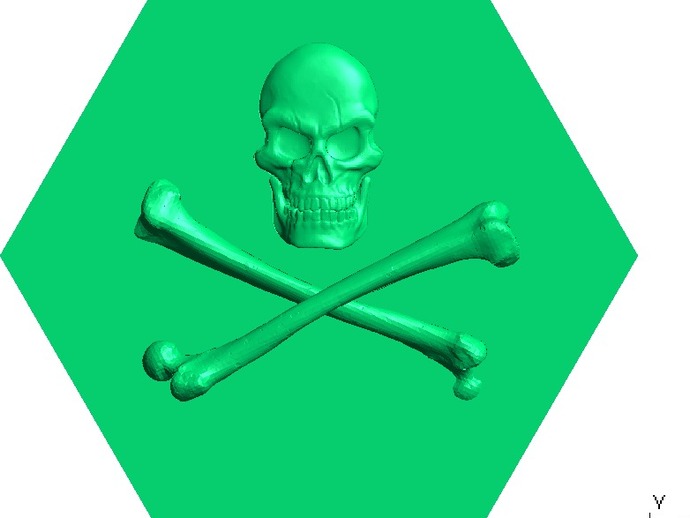 Skull and Bones (Jolly Roger) 2.0 by BY_CRC - Thingiverse