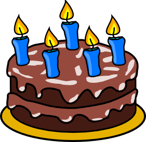 Birthday Cake 2 Clip Art - vector clip art online ...