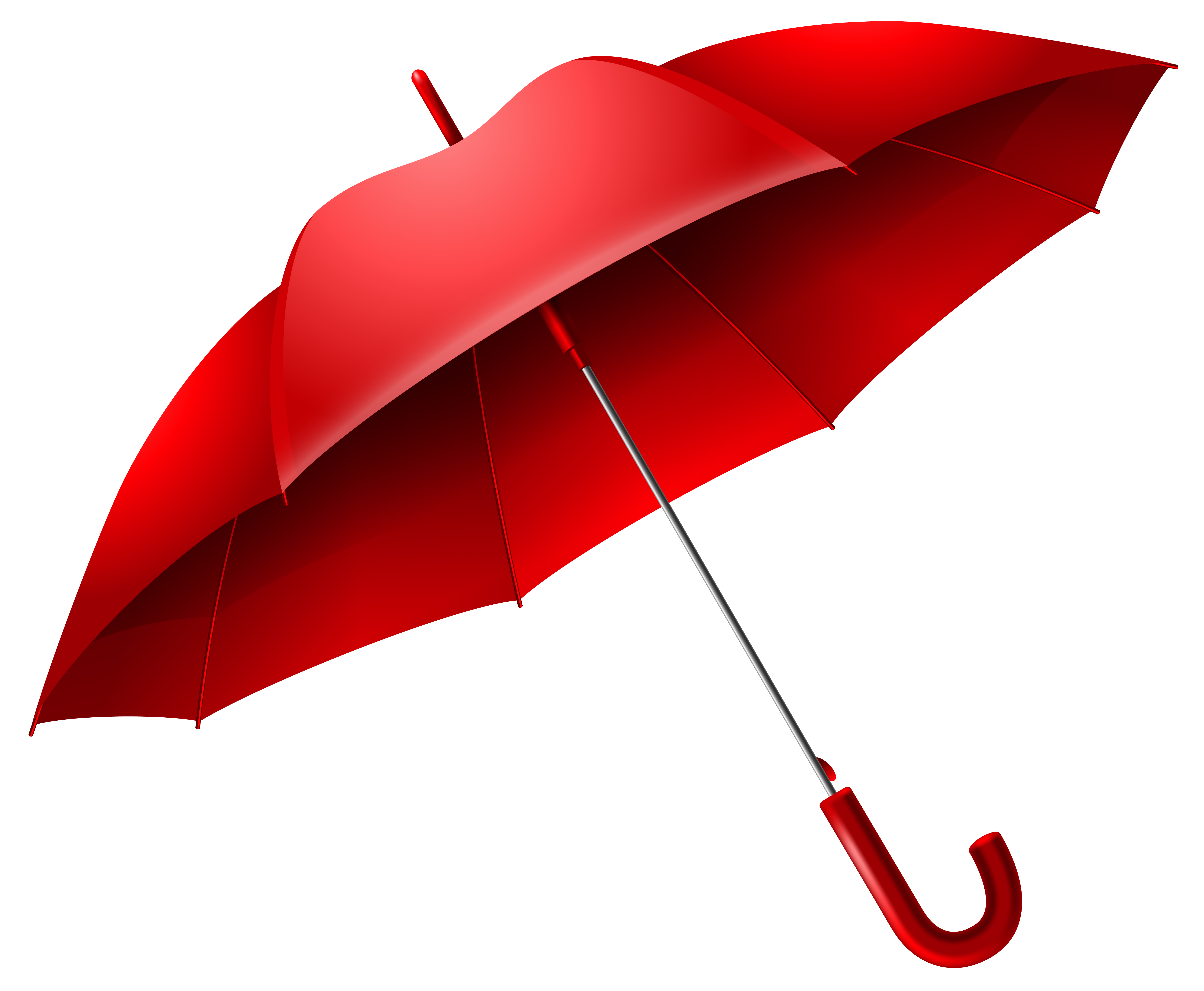 Red Umbrella PNG Clipart Image