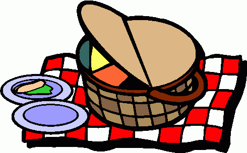 Summer picnic clipart free