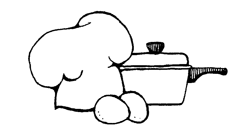 Cooking Clipart Black And White - Free Clipart Images
