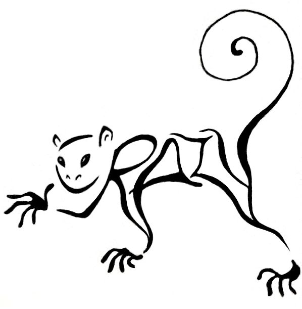 Monkey Tattoo - ClipArt Best
